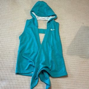 Nike Sleeveless Hooded Wrap Top - Sporty and CUTE!